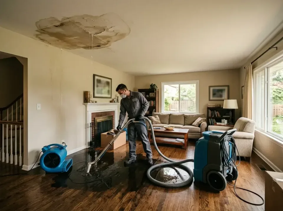attic-pipe-burst-ceiling-drip-008 — frequently asked questions, Water Damage Restoration & Carpet Care in Maple Glen, PA